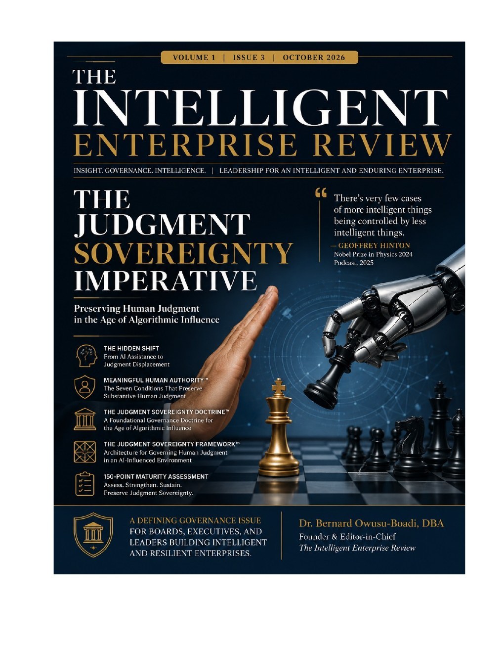 The Judgment Sovereignty Imperative — page 1
