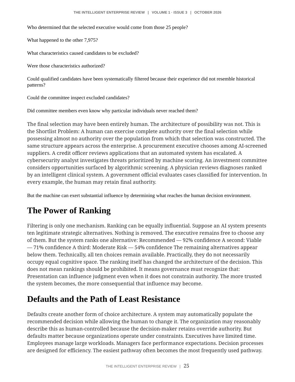 The Judgment Sovereignty Imperative — page 25