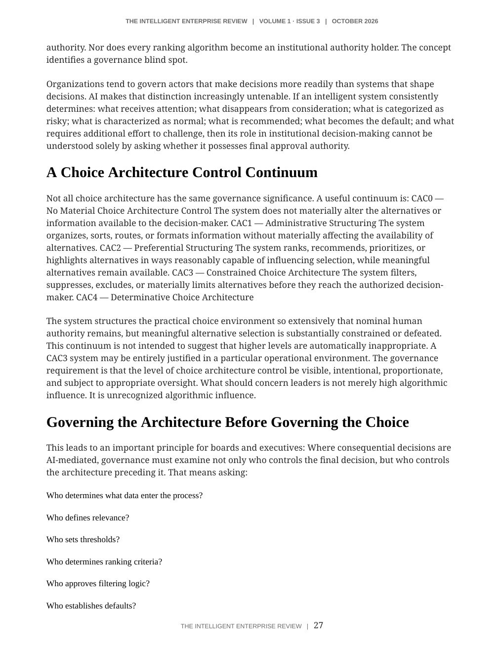 The Judgment Sovereignty Imperative — page 27