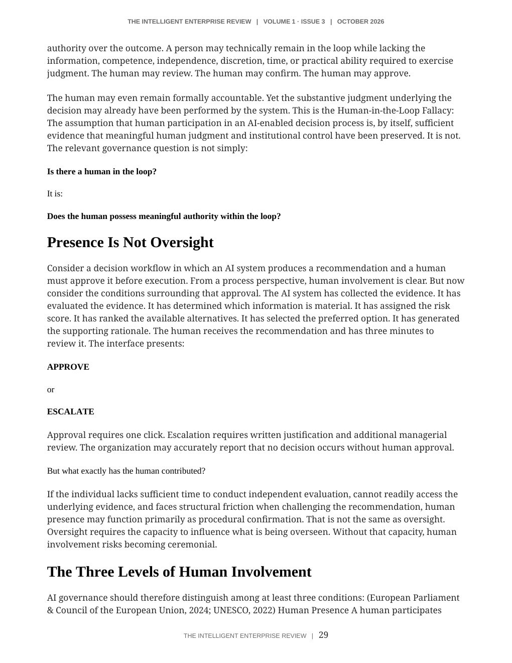 The Judgment Sovereignty Imperative — page 29