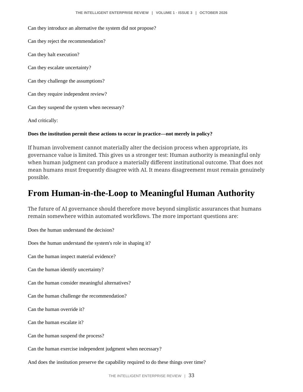The Judgment Sovereignty Imperative — page 33