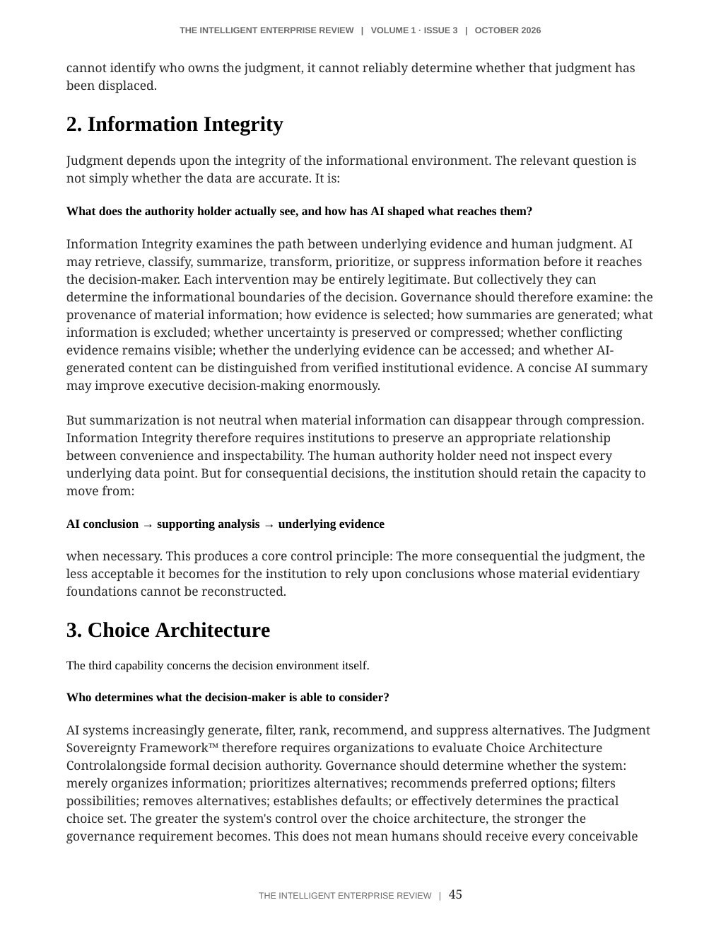 The Judgment Sovereignty Imperative — page 45