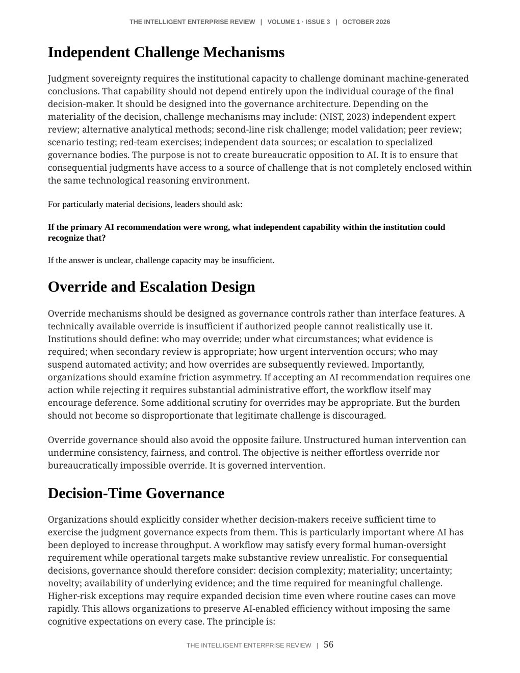 The Judgment Sovereignty Imperative — page 56
