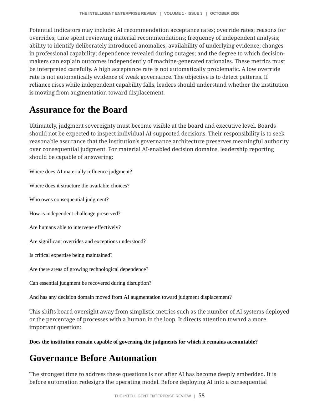 The Judgment Sovereignty Imperative — page 58