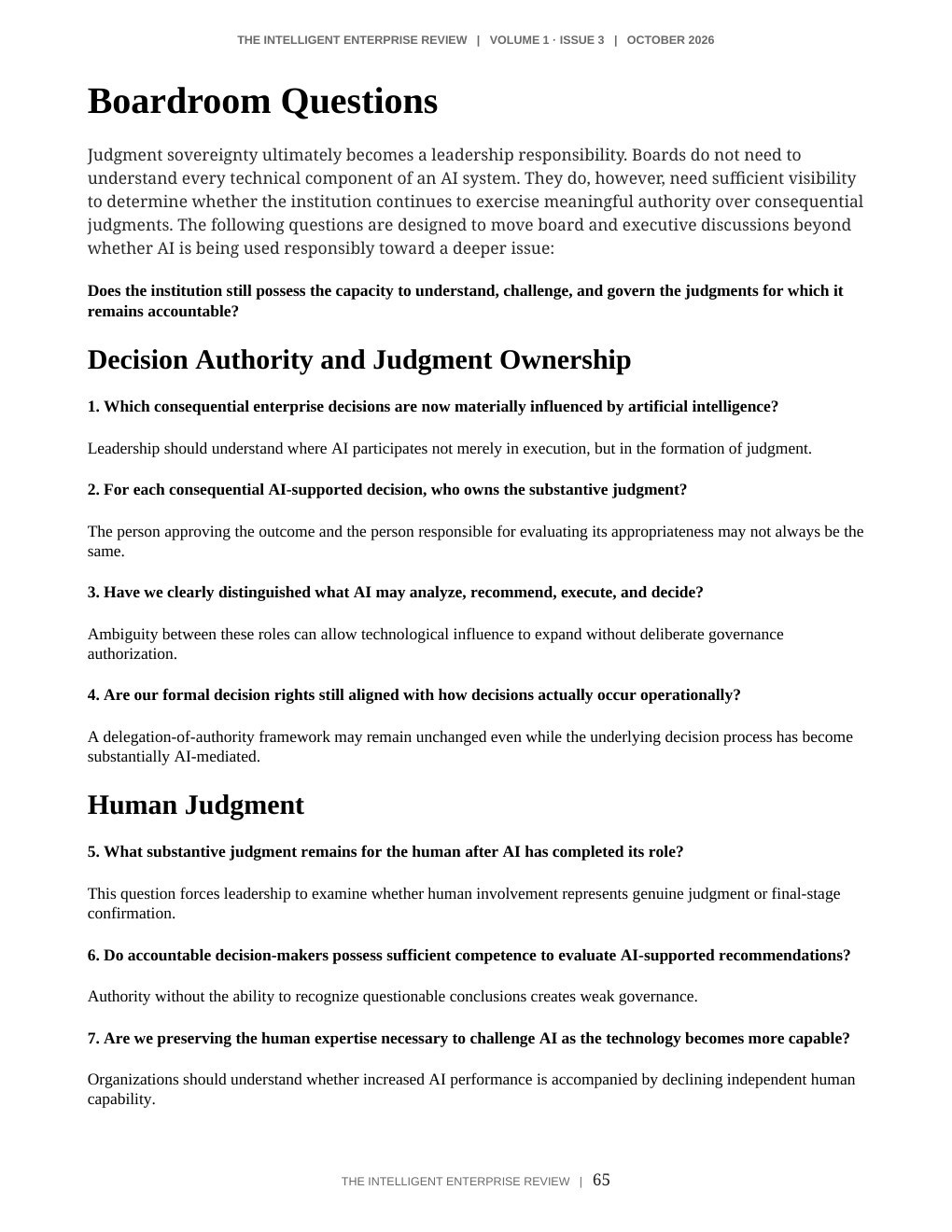 The Judgment Sovereignty Imperative — page 65