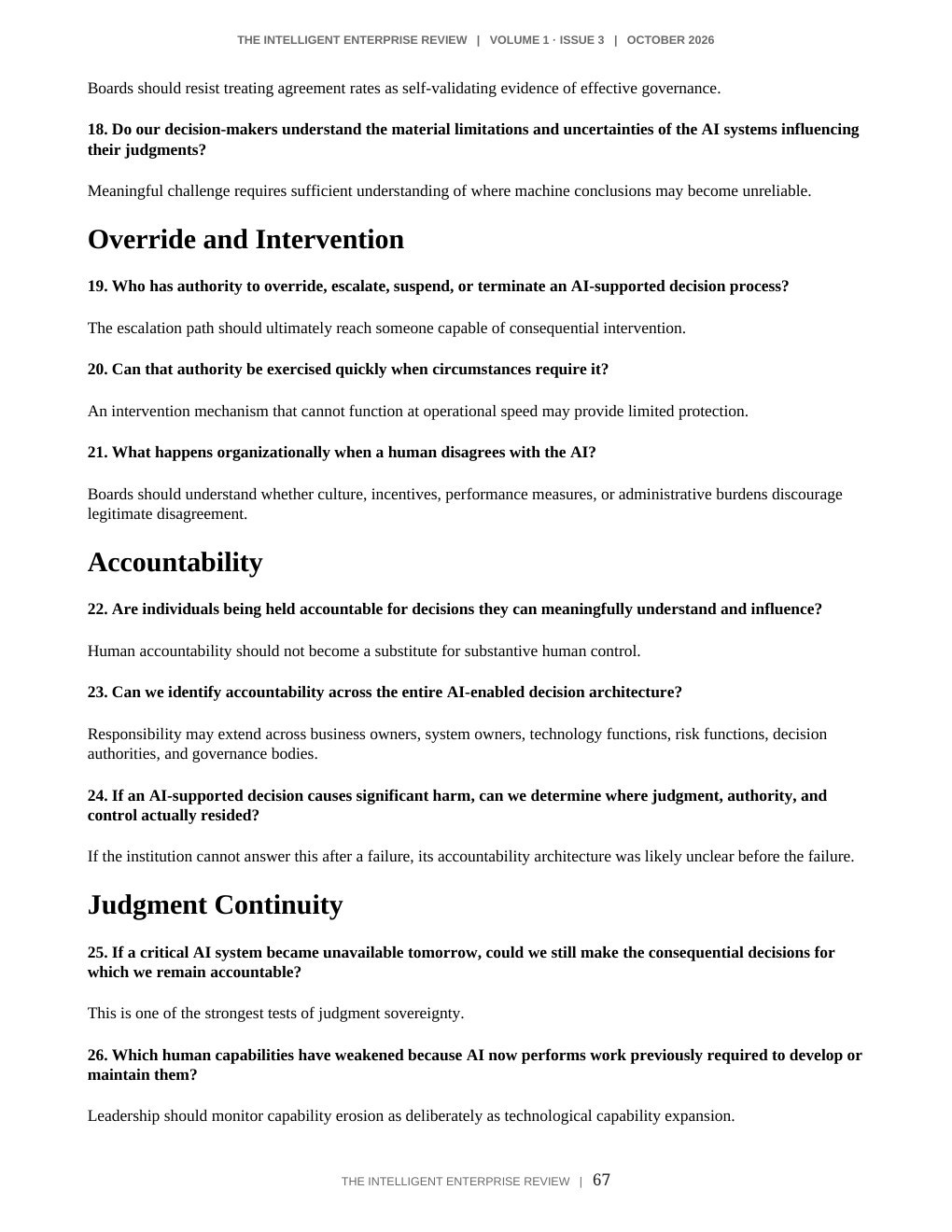 The Judgment Sovereignty Imperative — page 67