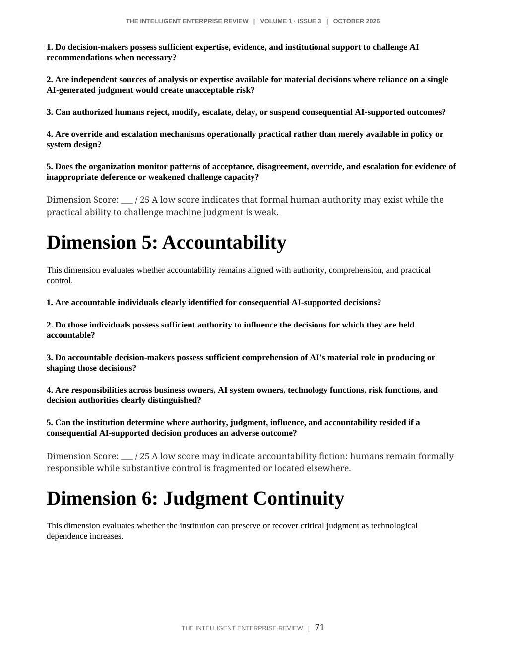The Judgment Sovereignty Imperative — page 71