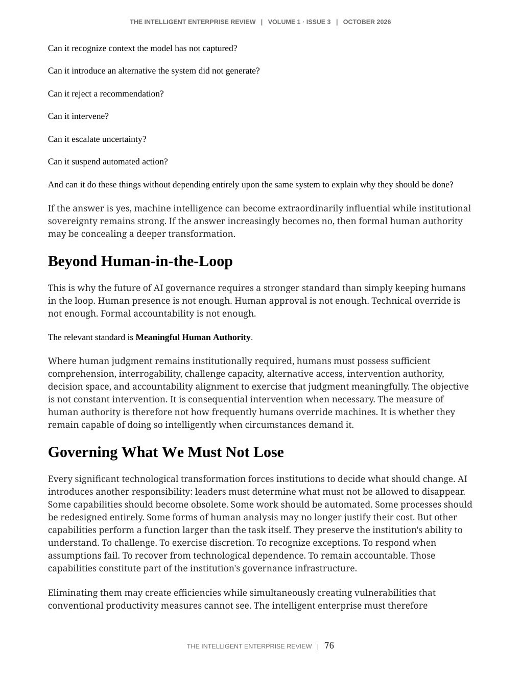 The Judgment Sovereignty Imperative — page 76