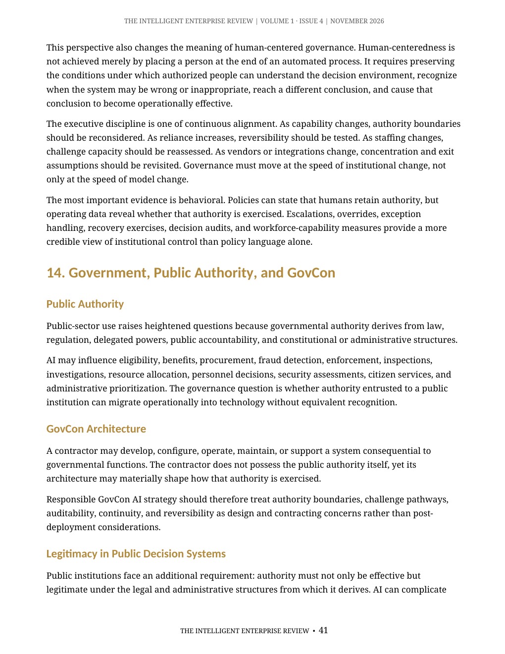 The Algorithmic Authority Imperative — page 41