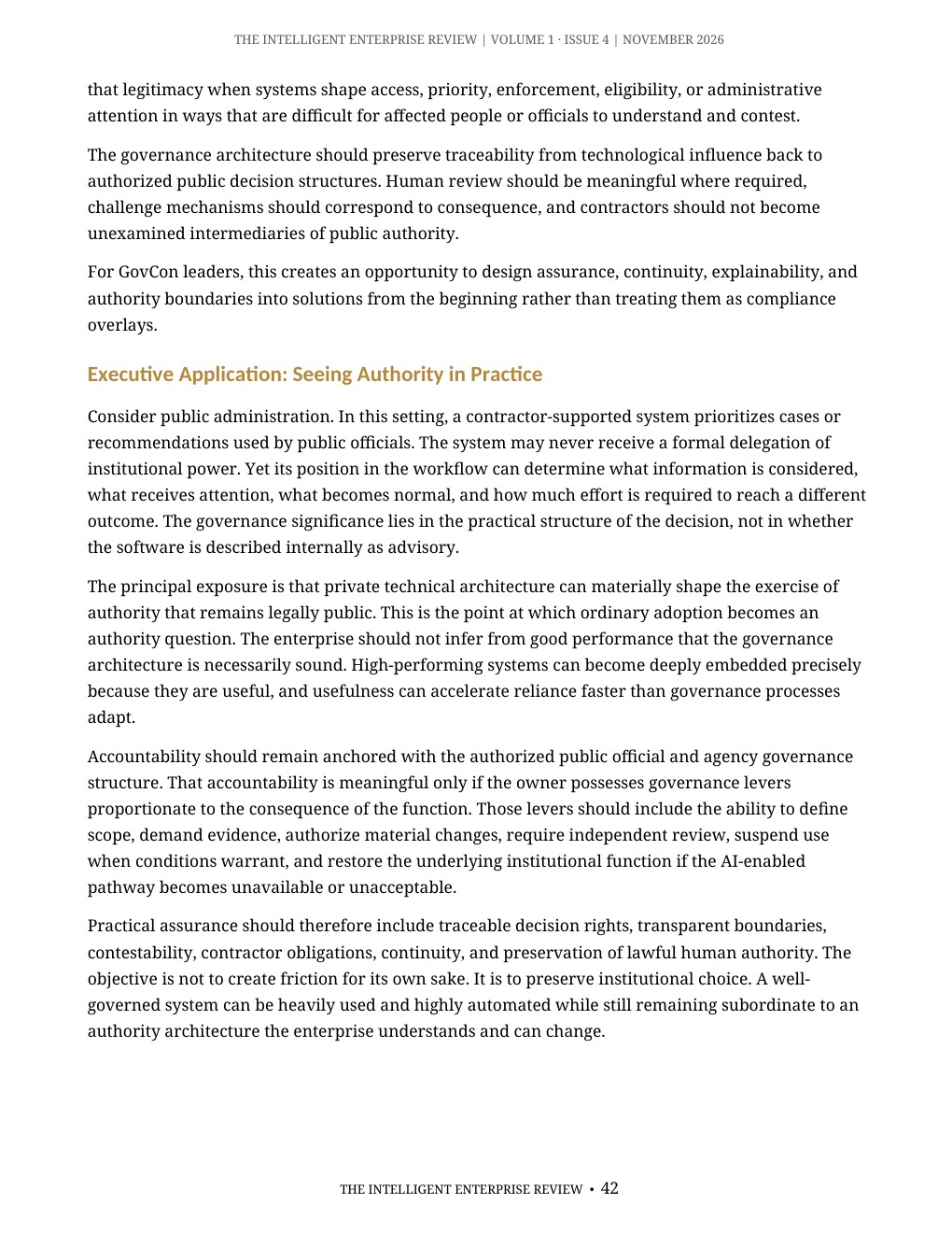 The Algorithmic Authority Imperative — page 42