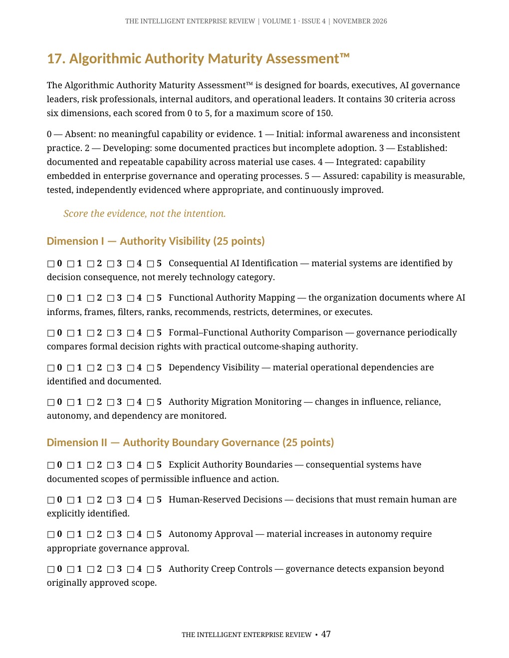 The Algorithmic Authority Imperative — page 47
